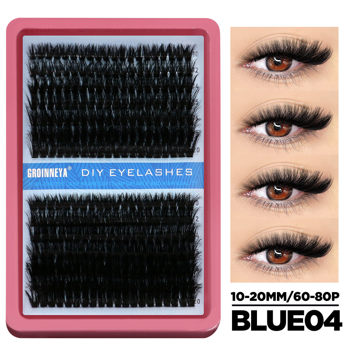 Faux Cils DIY Cluster – Touffus, Courbés & Effet Volume Intense