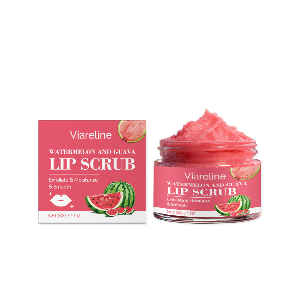 VIARELINE Watermelon Guava Lip Scrub Gently exfoliates with a delicate and tender lip scrub