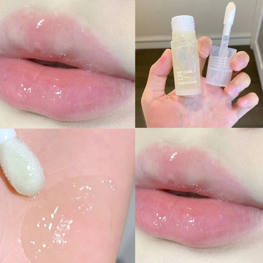 Cappuvini – Huile à lèvres Taro, soin repulpant & éclat
