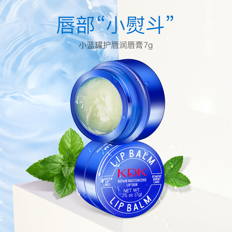 KDK Little Blue Can – Baume à lèvres hydratant réparateur, soin professionnel