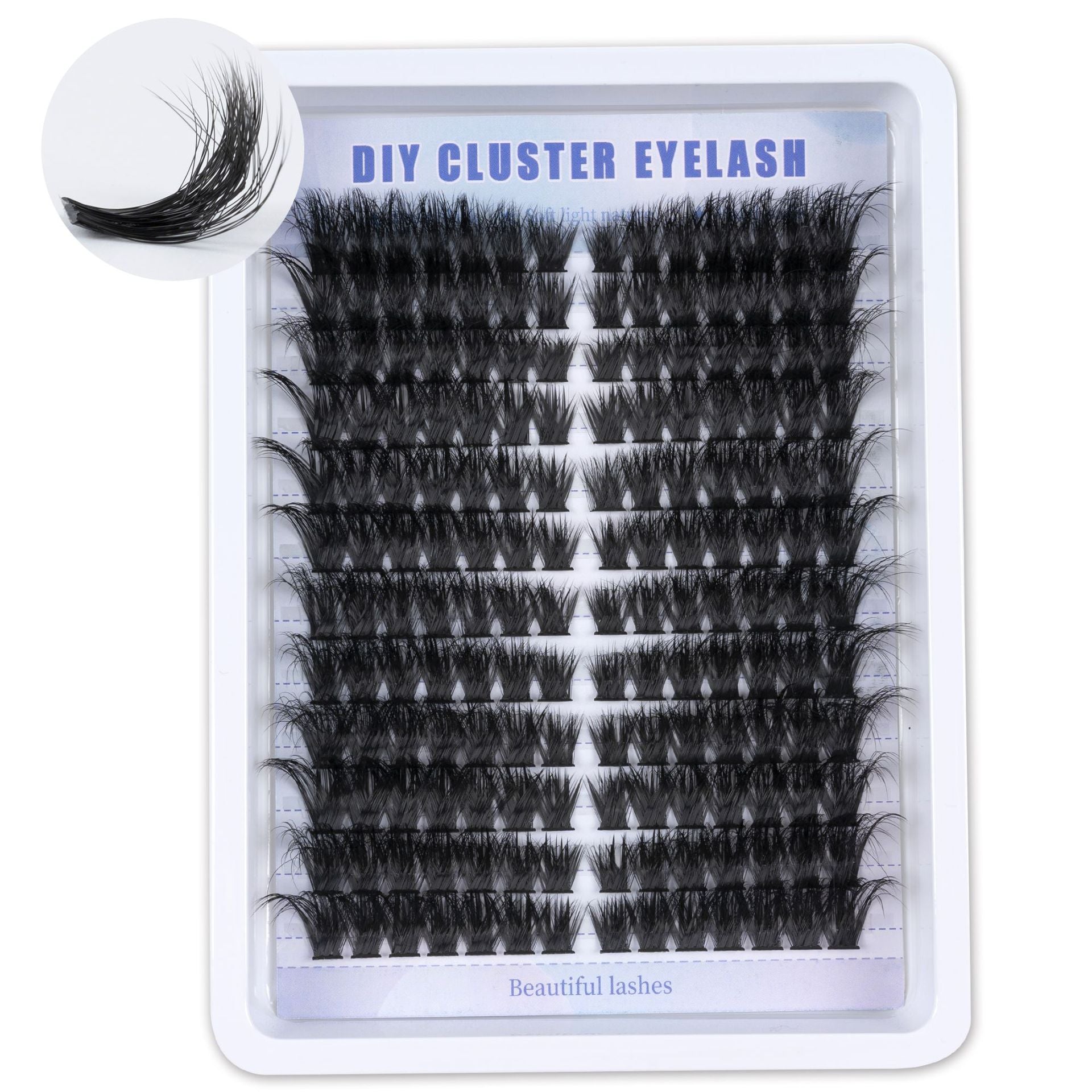 European and American cross-border new simulated eyelashes 12 rows of large capacity, thick and natural, comfortable to wear, large capacity eyelashes