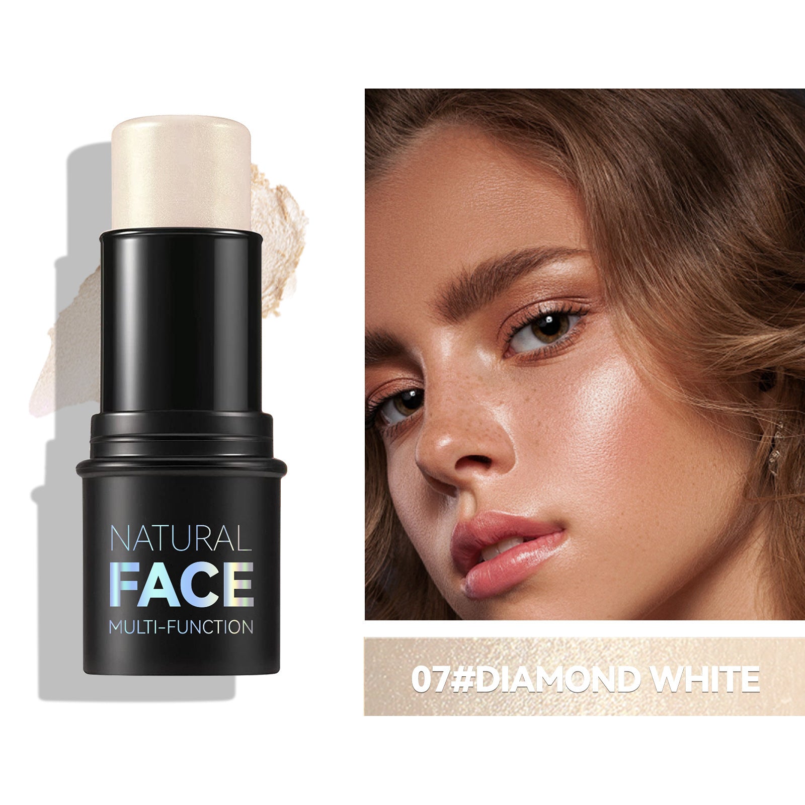 Stick Highlighter & Contour Multifonction – Blush, Bronzer & Illuminateur 3-en-1