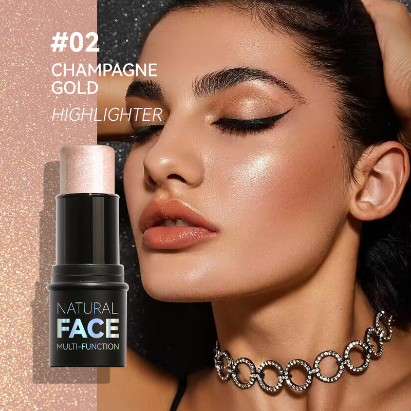 Stick Highlighter & Contour Multifonction – Blush, Bronzer & Illuminateur 3-en-1