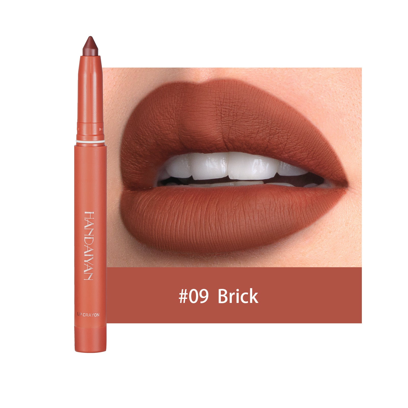Han Daiyan – Crayon lèvres waterproof longue tenue, hydratant & non-décolorant