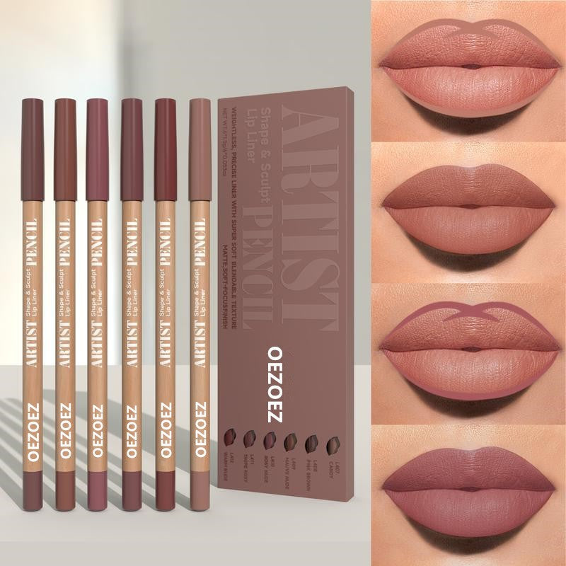Cross-border explosive native soft mist lip liner, matte and waterproof, not easy to fade, outline the lip shape long-lasting color development lipstick pen