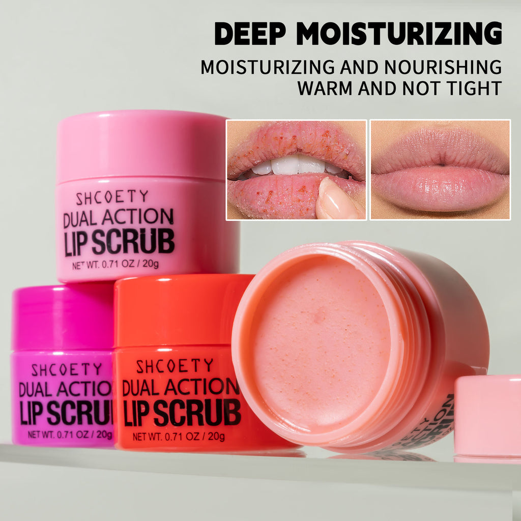 SHCOETY Cross Border Lip Scrub Set Exfoliating Dead Skin Moisturizing Moisturizing Care Lip Balm Foreign Trade