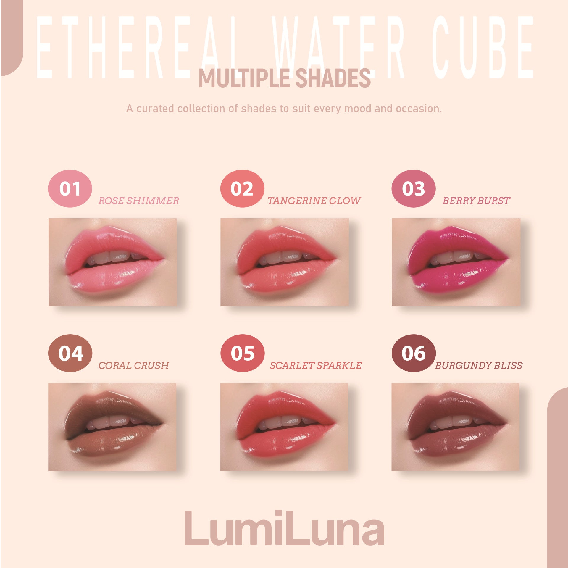 Gloss Miroir LumiLuna – Hydratant, Effet Pulpeux & Brillant