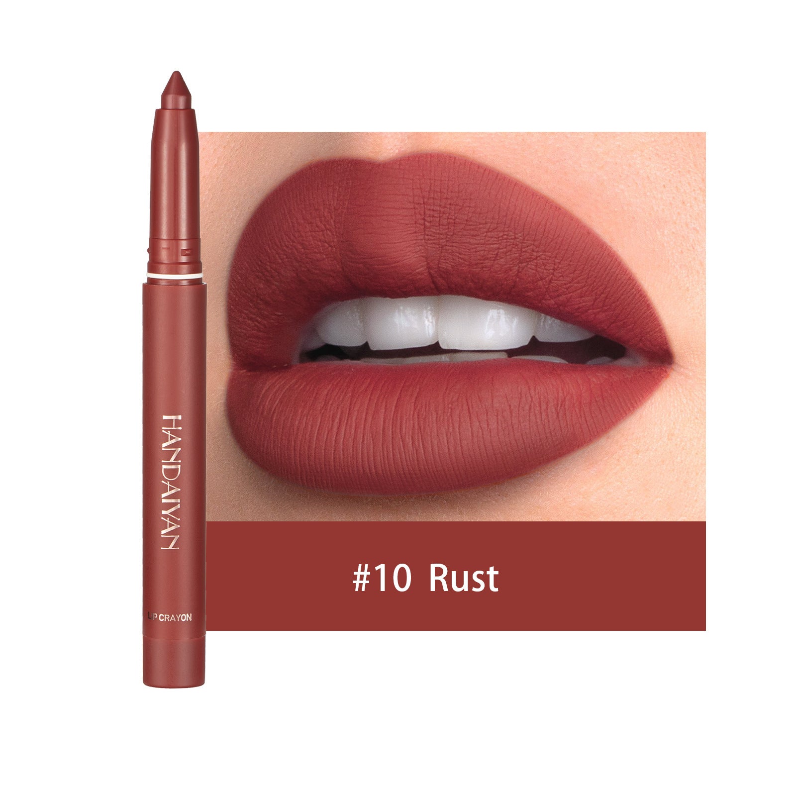 Han Daiyan – Crayon lèvres waterproof longue tenue, hydratant & non-décolorant