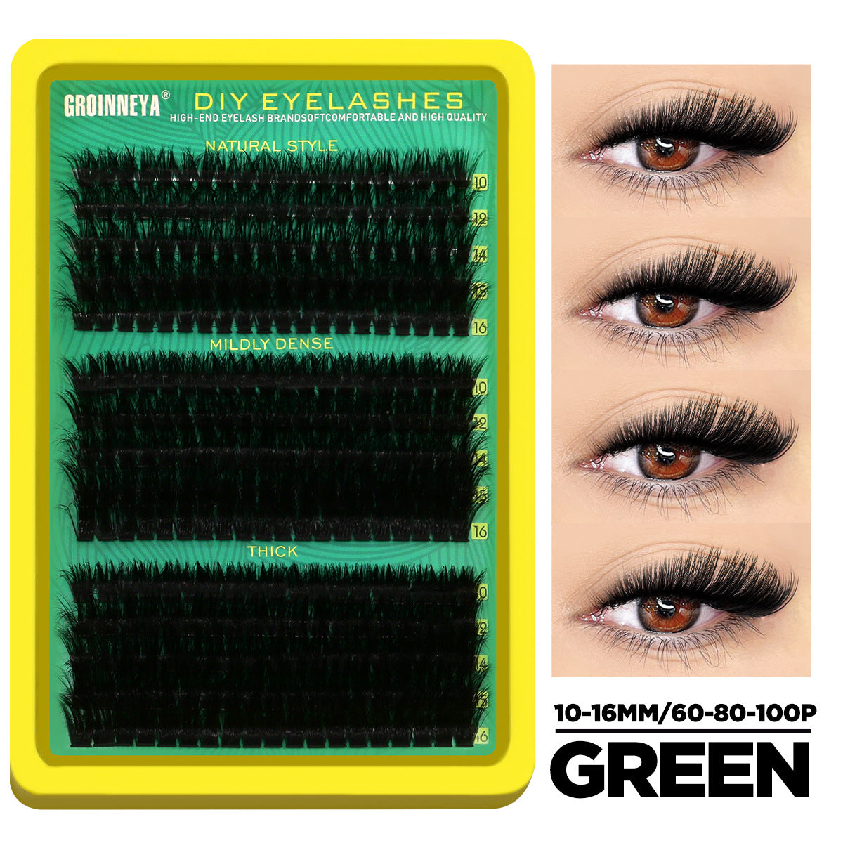 Faux Cils DIY Cluster – Touffus, Courbés & Effet Volume Intense