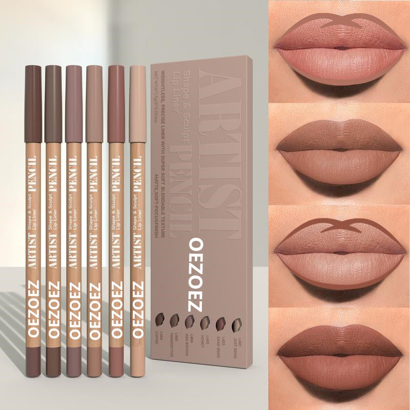 Cross-border explosive native soft mist lip liner, matte and waterproof, not easy to fade, outline the lip shape long-lasting color development lipstick pen