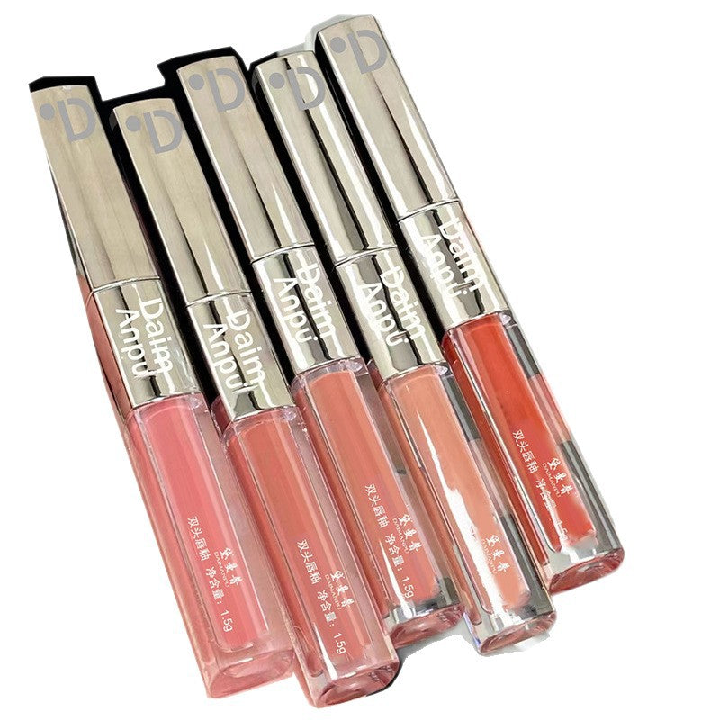 Gloss Lèvres Double Embout DAIMANPU – Effet Eau & Miroir