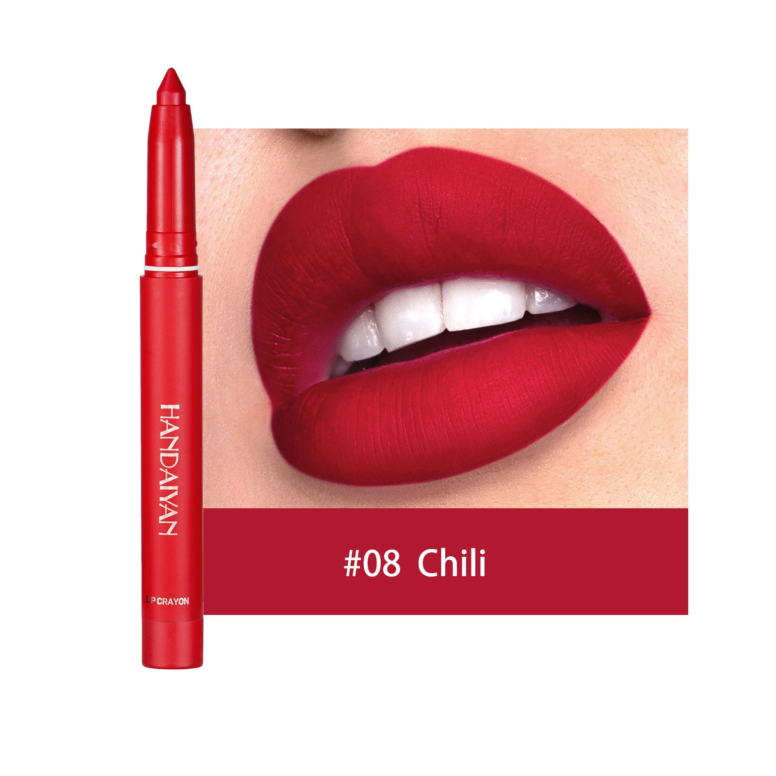 Han Daiyan – Crayon lèvres waterproof longue tenue, hydratant & non-décolorant