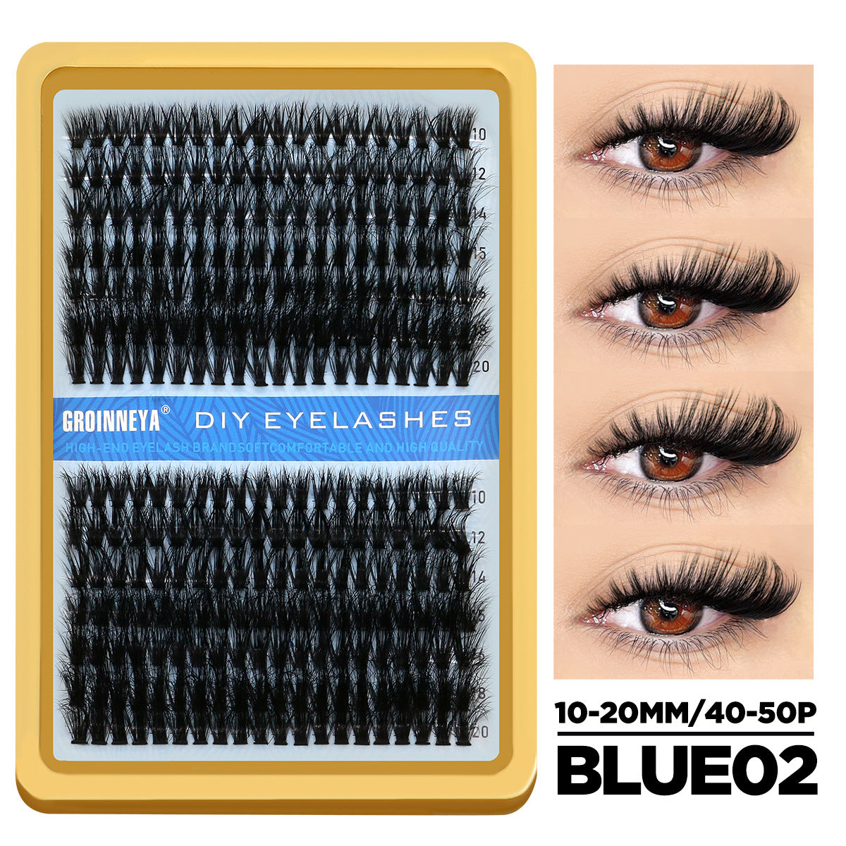 Faux Cils DIY Cluster – Touffus, Courbés & Effet Volume Intense