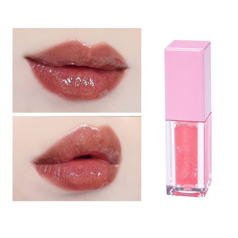 Gloss lèvres effet eau miroir – Brillance intense, hydratant & repulpant