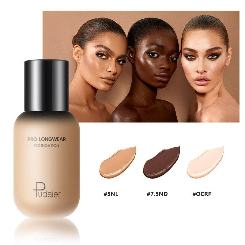 Fond de Teint Pudaier – Correcteur Naturel, Hydratant & Longue Tenue