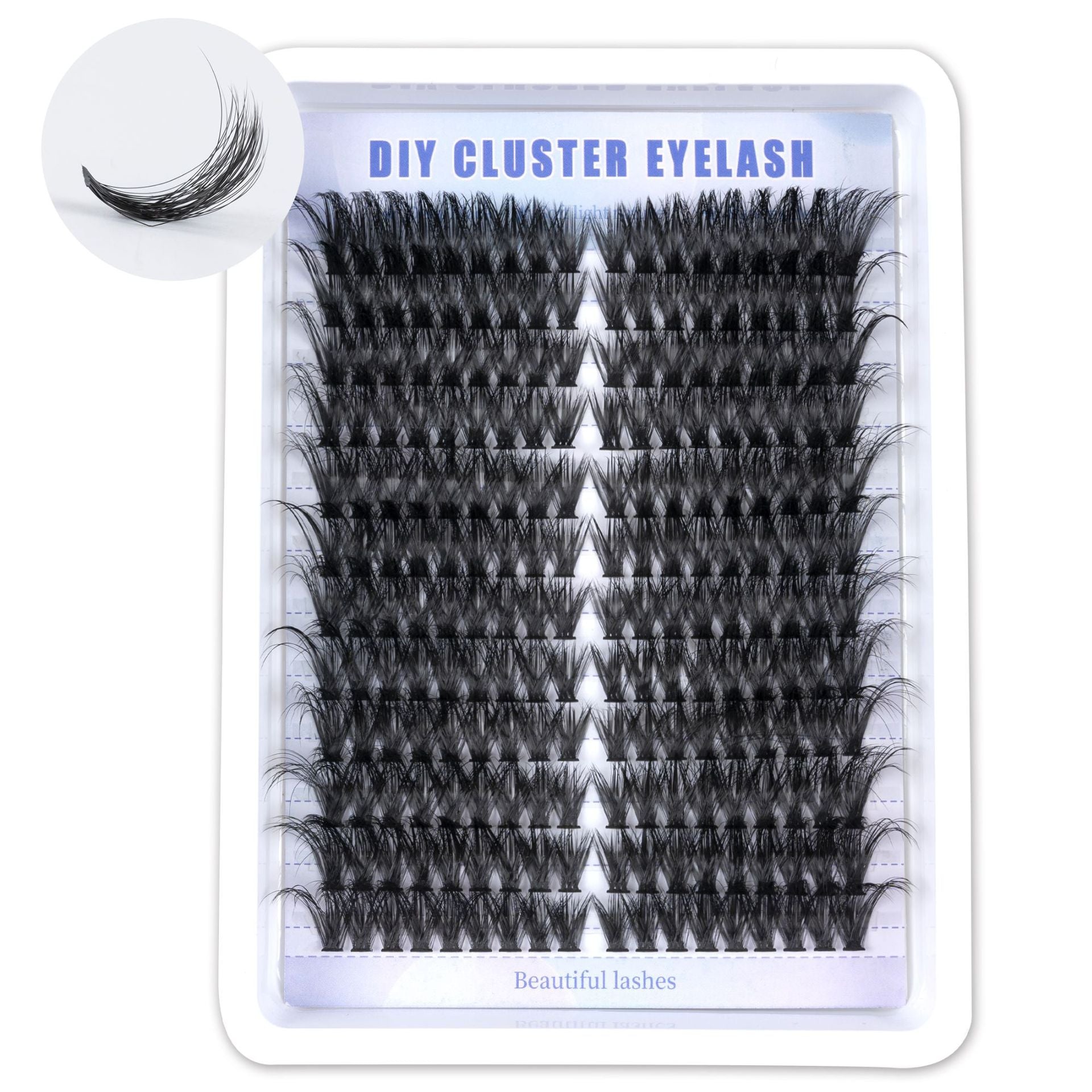 European and American cross-border new simulated eyelashes 12 rows of large capacity, thick and natural, comfortable to wear, large capacity eyelashes