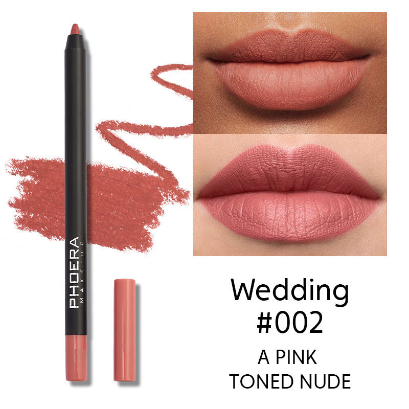 PHOERA – Crayon contour lèvres & yeux double usage, longue tenue