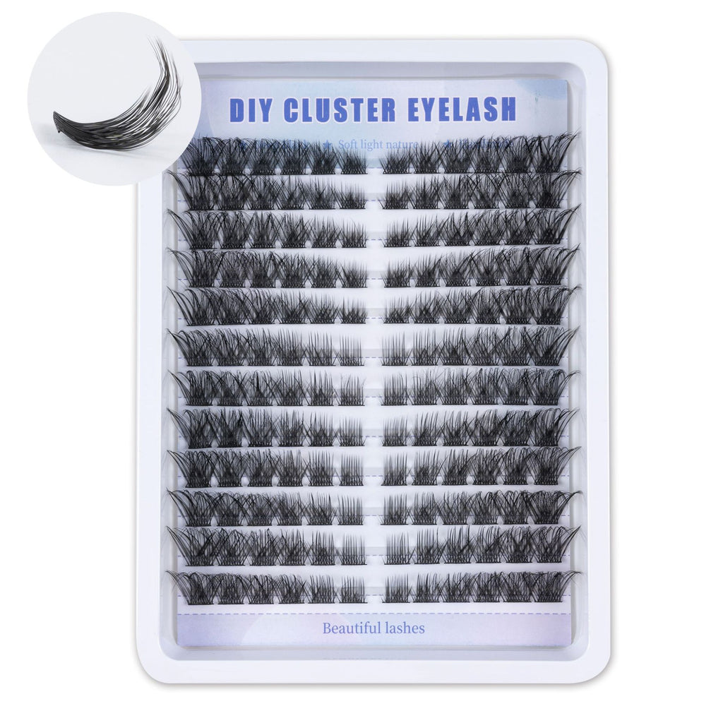 European and American cross-border new simulated eyelashes 12 rows of large capacity, thick and natural, comfortable to wear, large capacity eyelashes