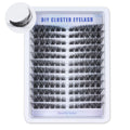 European and American cross-border new simulated eyelashes 12 rows of large capacity, thick and natural, comfortable to wear, large capacity eyelashes