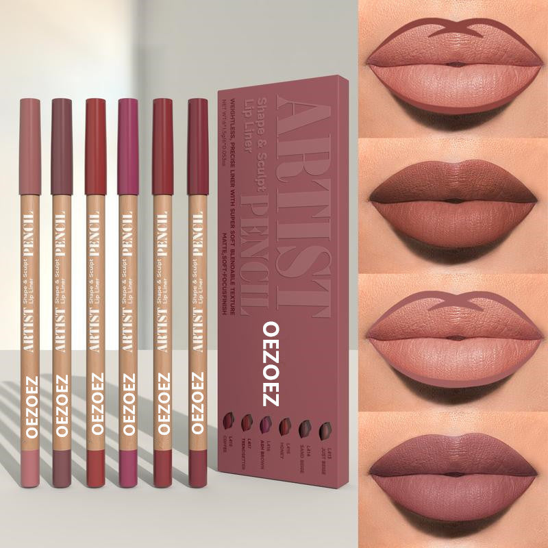 Cross-border explosive native soft mist lip liner, matte and waterproof, not easy to fade, outline the lip shape long-lasting color development lipstick pen