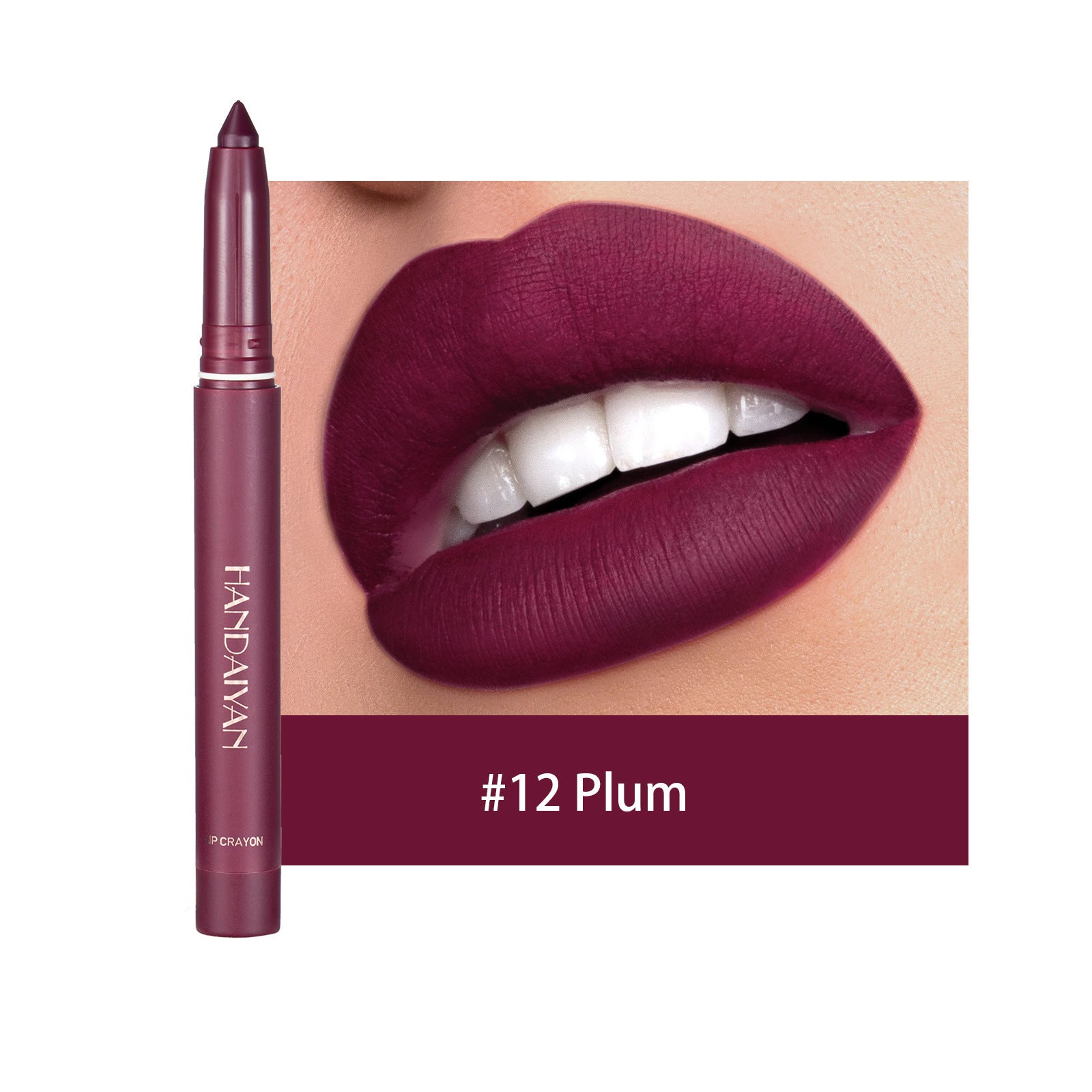 Han Daiyan – Crayon lèvres waterproof longue tenue, hydratant & non-décolorant
