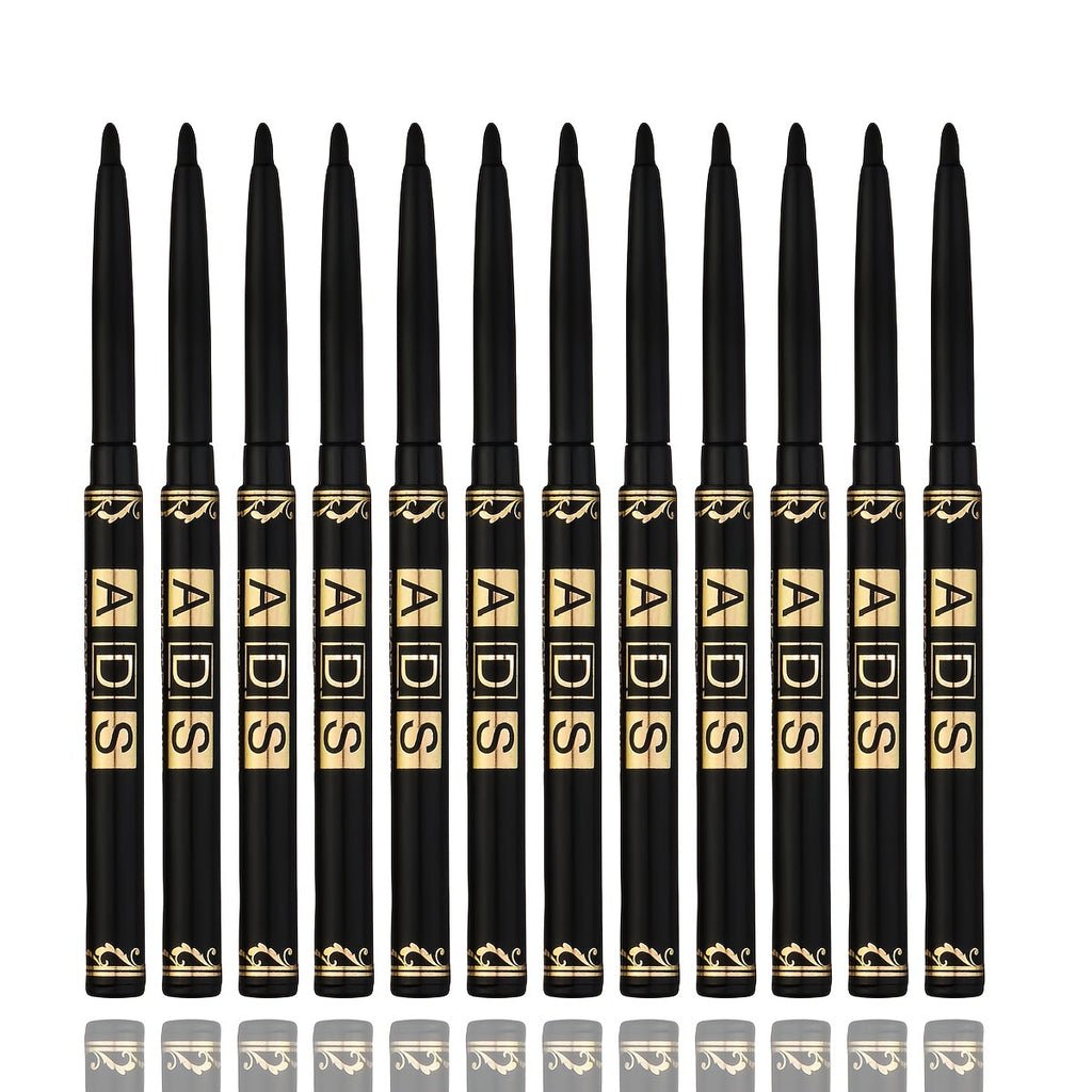 Cross-border hot-selling ADS gel eyeliner pencil black brown automatic pencil, eyebrow pencil, eyeliner pencil, cross-border makeup eyeliner, and cross-border makeup eyeliner