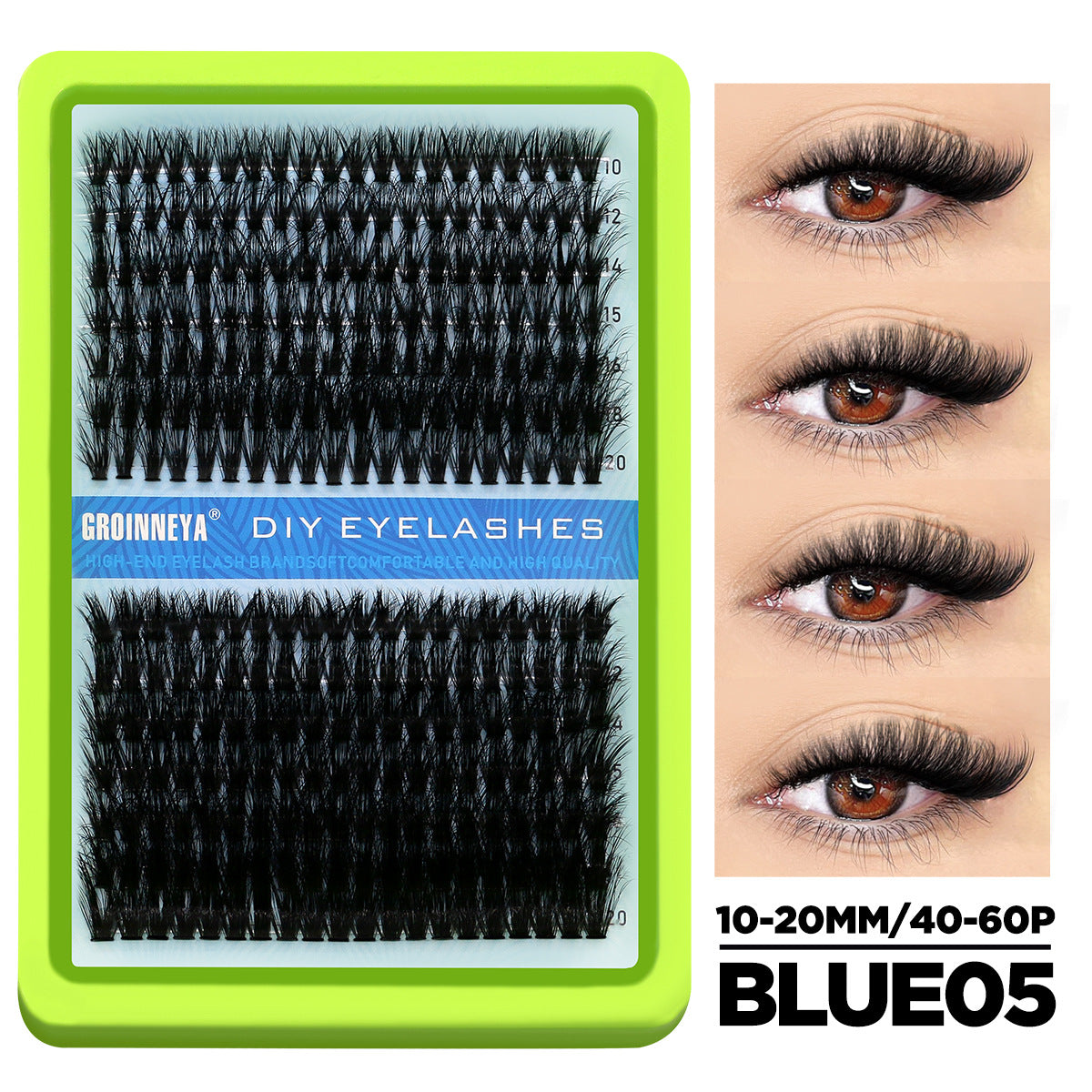 Faux Cils DIY Cluster – Touffus, Courbés & Effet Volume Intense