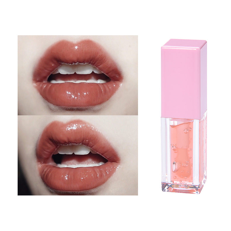 Gloss lèvres effet eau miroir – Brillance intense, hydratant & repulpant