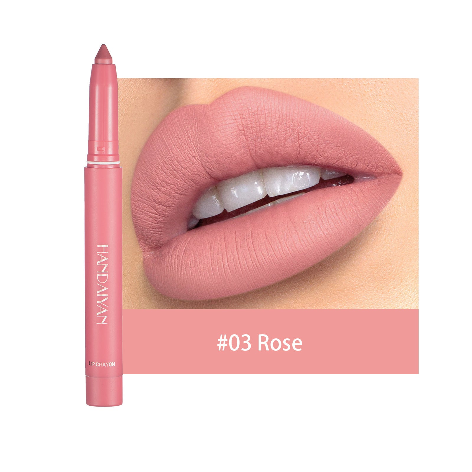Han Daiyan – Crayon lèvres waterproof longue tenue, hydratant & non-décolorant