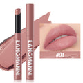 Rouge à Lèvres Mat Rotatif LANGMANNI – 15 Teintes, Longue Tenue