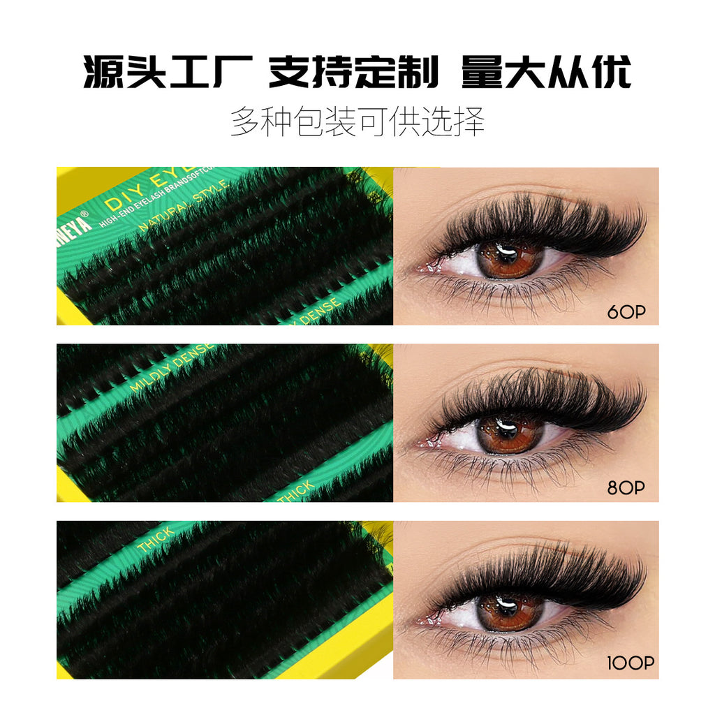 Faux Cils DIY Cluster – Touffus, Courbés & Effet Volume Intense