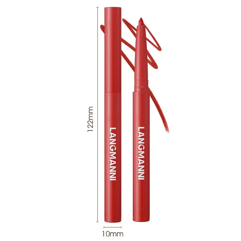 Crayon Contour Lèvres Waterproof – 12 Teintes, Tenue Longue Durée