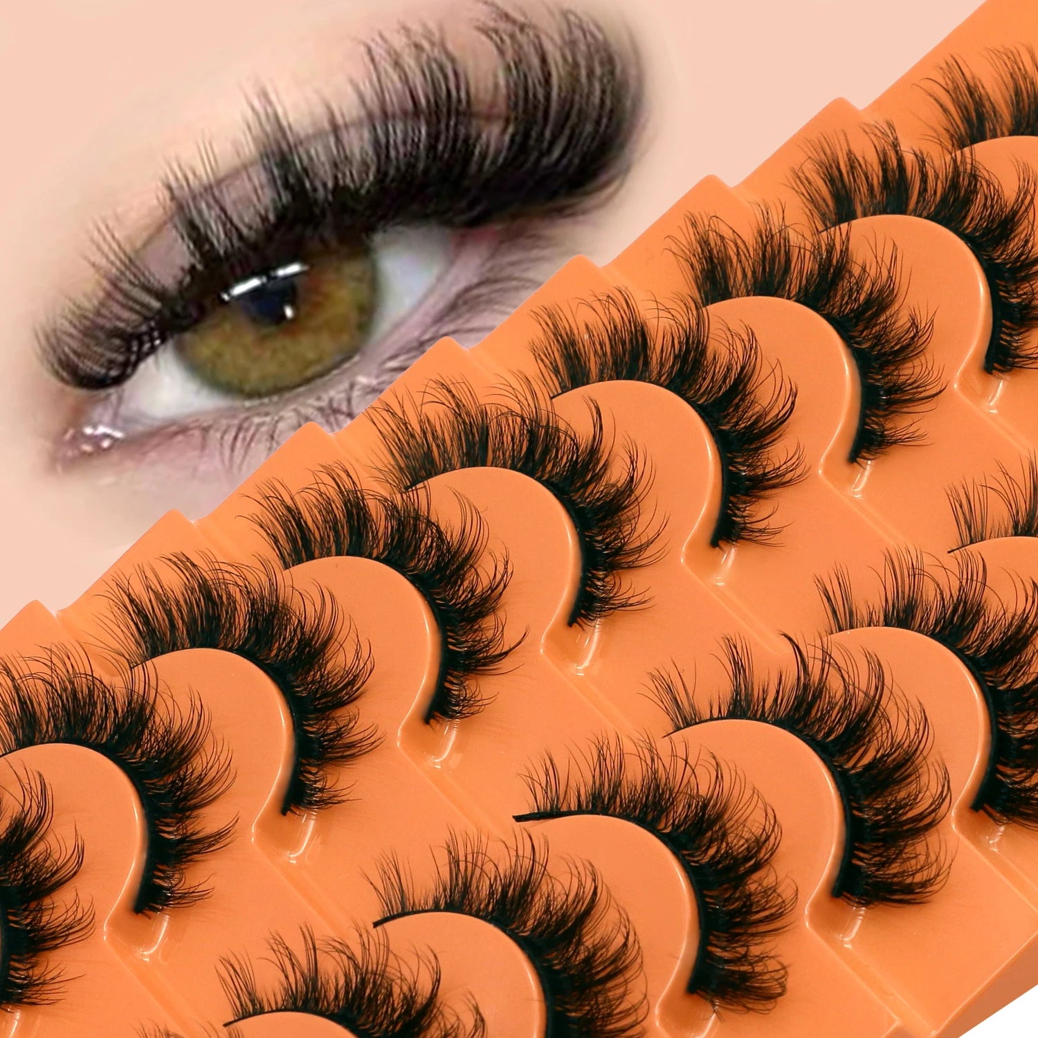 Faux Cils 3D Veltrinay – Mink Synthétique, Volume & Luxe