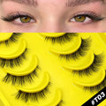 Faux Cils Cat Eye GROINNEYA – Effet Renard, Naturel & Wispy