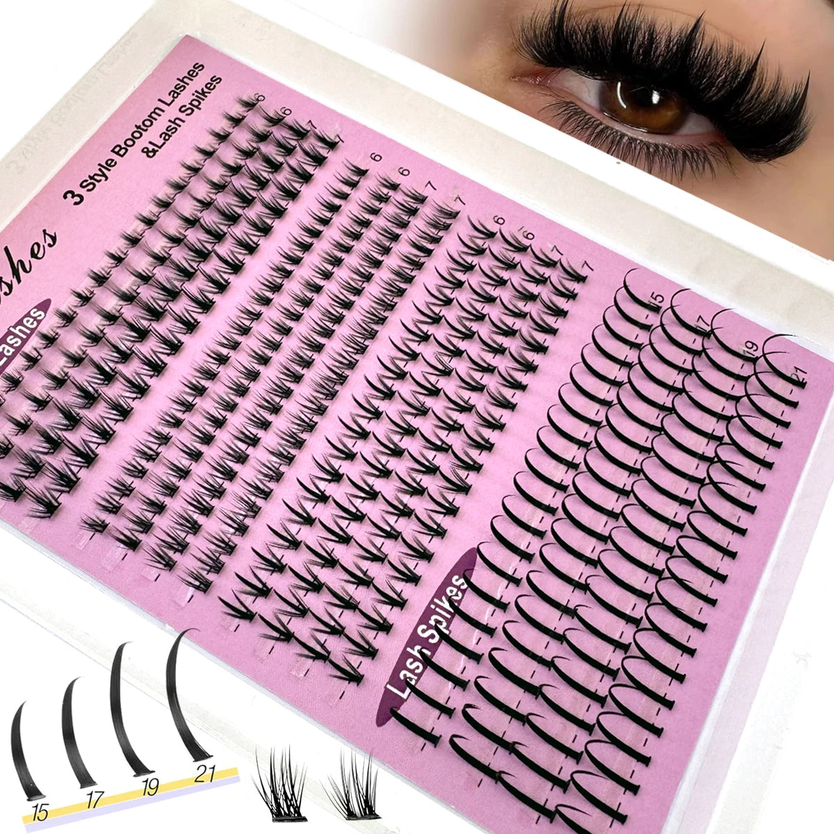 Clusters de Cils DIY – Spiky & Volume, Effet Manga & Féerique