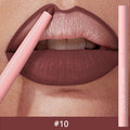 1PC Waterproof Matte Lip Liner Contours Lips in Shades Sexy Red Lipstick Matte Red Brown Lipliner Pencil Makeup Slim Lip Outline
