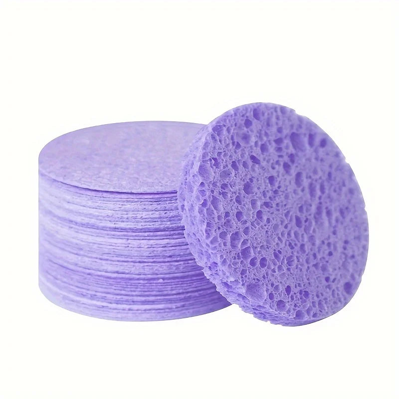 20 Éponges Visage Compressées – Nettoyage & Exfoliation Douce