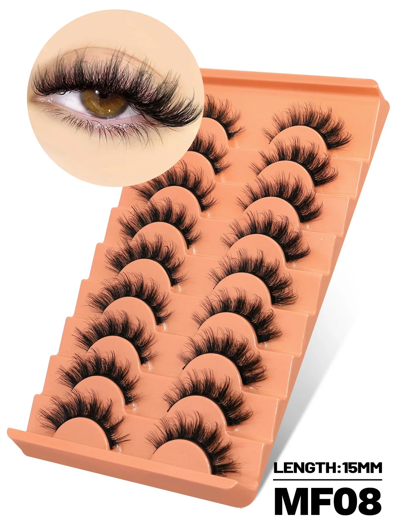 Faux Cils 3D Veltrinay – Mink Synthétique, Volume & Luxe