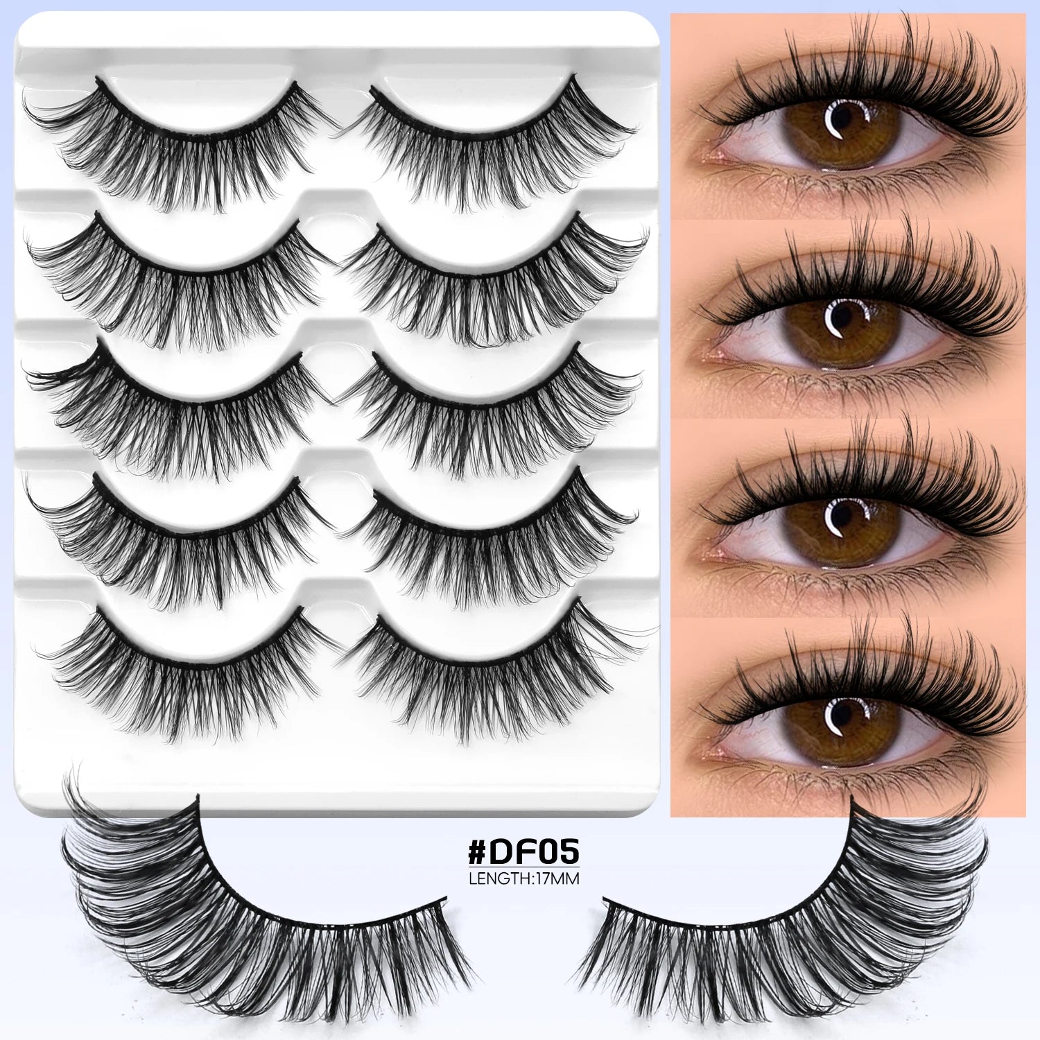 Faux Cils 3D Veltrinay – Mink Synthétique, Volume & Luxe