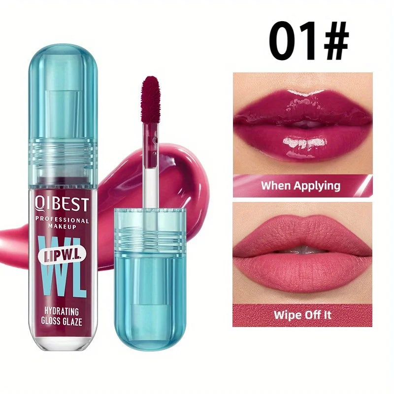 Moisturized Mirror Lip Glaze Long-lasting Color Rendering,not Easy To Fade Film-forming Water-light-sensitive Dudu Mirror