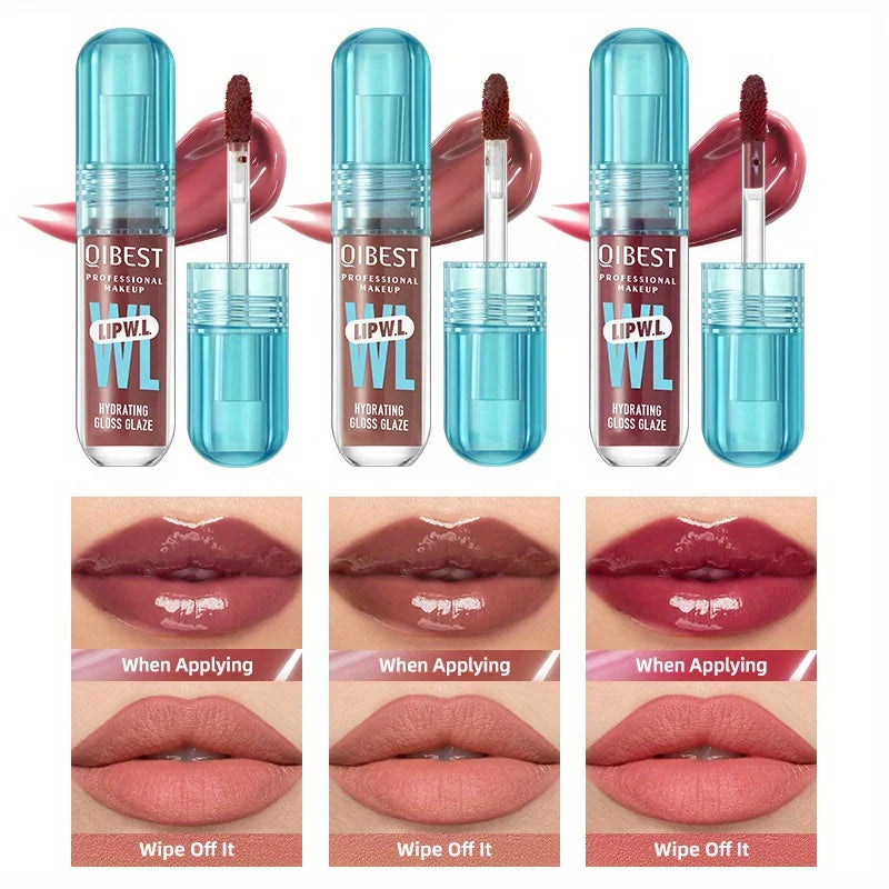 Moisturized Mirror Lip Glaze Long-lasting Color Rendering,not Easy To Fade Film-forming Water-light-sensitive Dudu Mirror