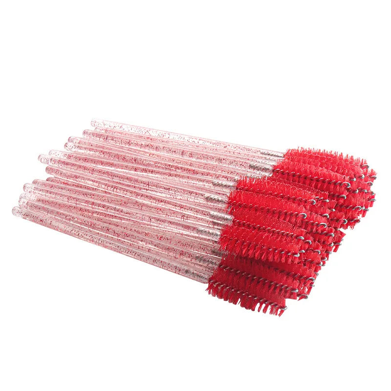 100 Brosses à Mascara Jetables – Applicateurs Cils & Sourcils