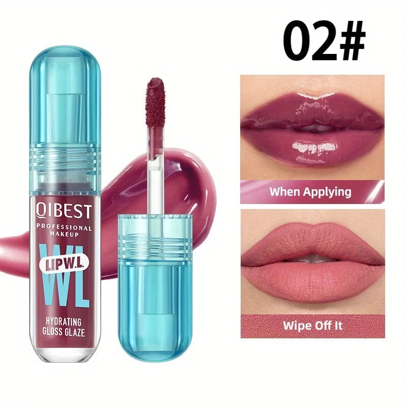 Moisturized Mirror Lip Glaze Long-lasting Color Rendering,not Easy To Fade Film-forming Water-light-sensitive Dudu Mirror