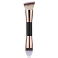 Pinceau Maquillage Double Embout – Fond de Teint, Poudre & Correcteur