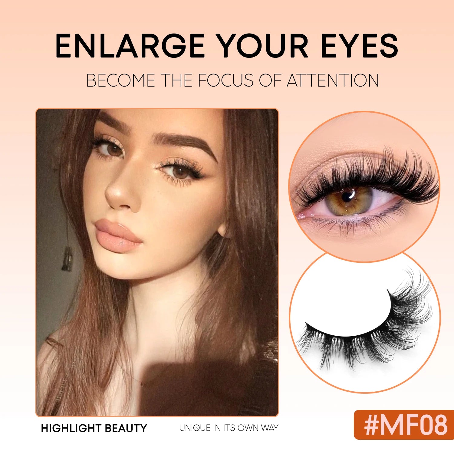 Faux Cils 3D Veltrinay – Mink Synthétique, Volume & Luxe