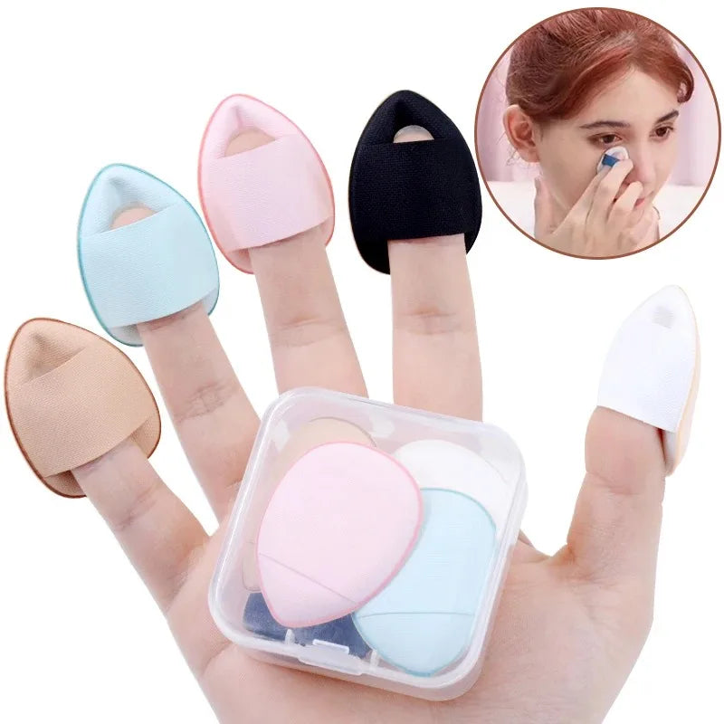 Mini Éponges Doigt x5/10 – Application Fond de Teint & Correcteur
