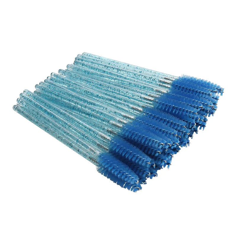 100 Brosses à Mascara Jetables – Applicateurs Cils & Sourcils