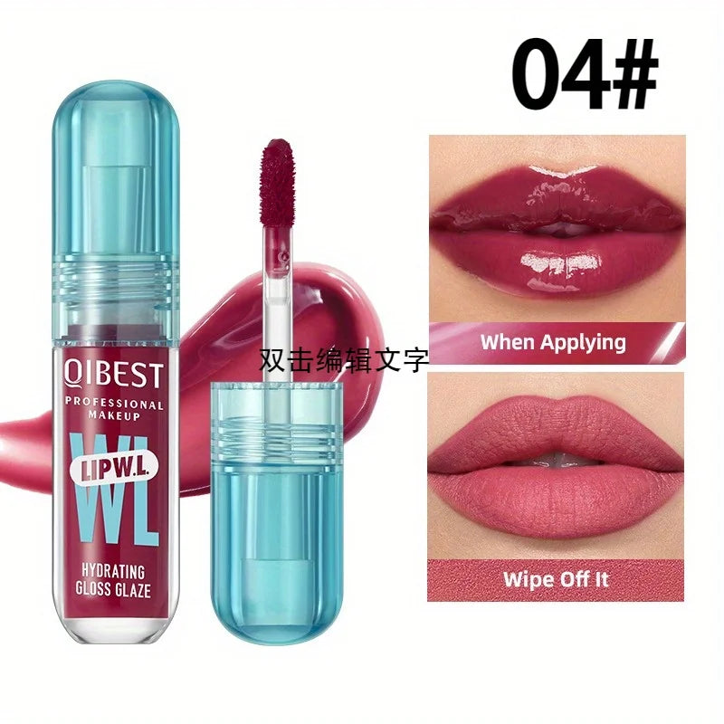 Moisturized Mirror Lip Glaze Long-lasting Color Rendering,not Easy To Fade Film-forming Water-light-sensitive Dudu Mirror