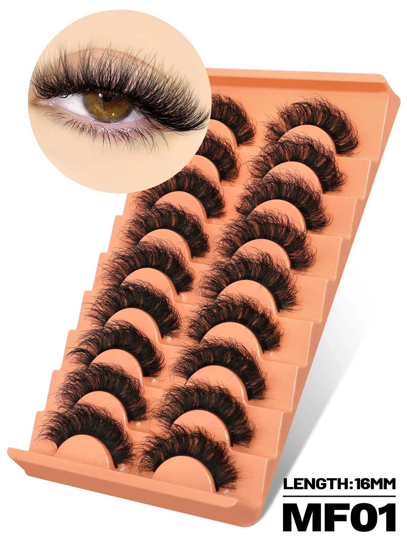Faux Cils 3D Veltrinay – Mink Synthétique, Volume & Luxe