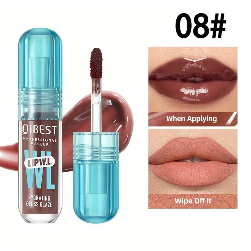 Moisturized Mirror Lip Glaze Long-lasting Color Rendering,not Easy To Fade Film-forming Water-light-sensitive Dudu Mirror